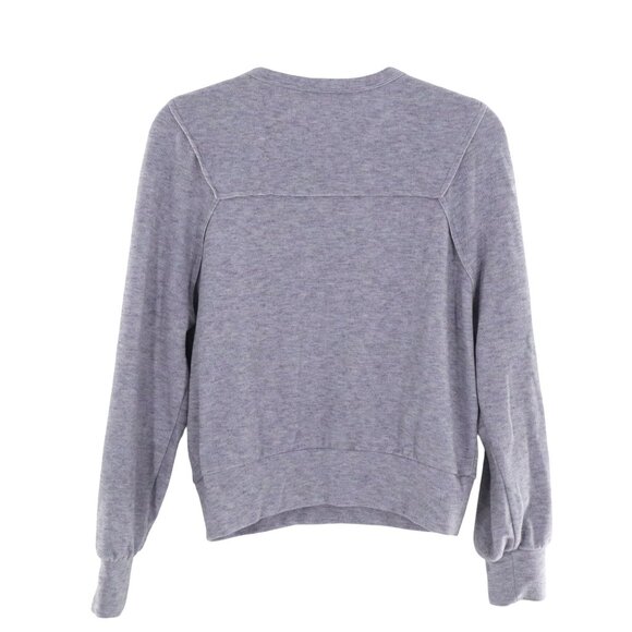 Allison Joy 80's Sweatshirt Women XS Gray  Lounge Wear Trendy Retro Weekend Soft - Picture 3 of 16